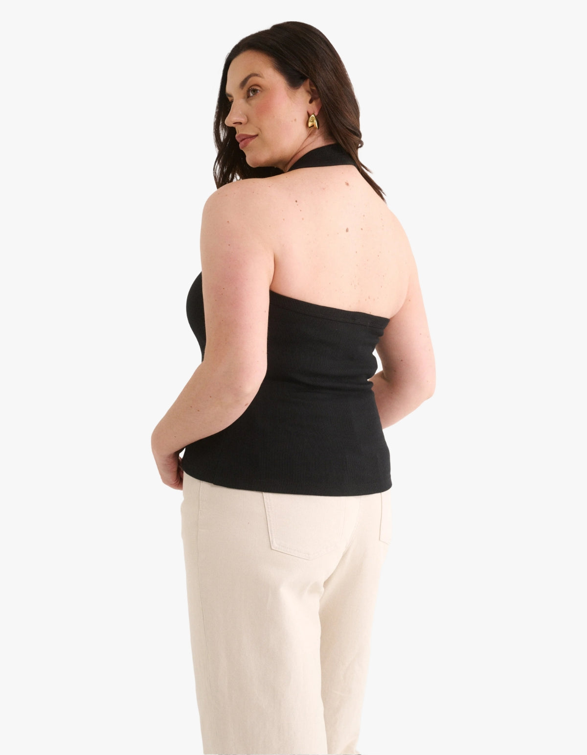 Harmony Halter Tank - Black