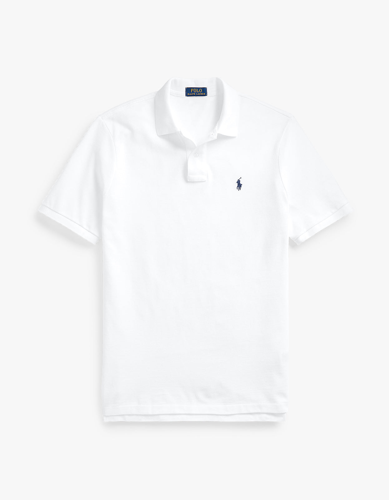 Classic Fit Mesh S/S Polo Shirt - White