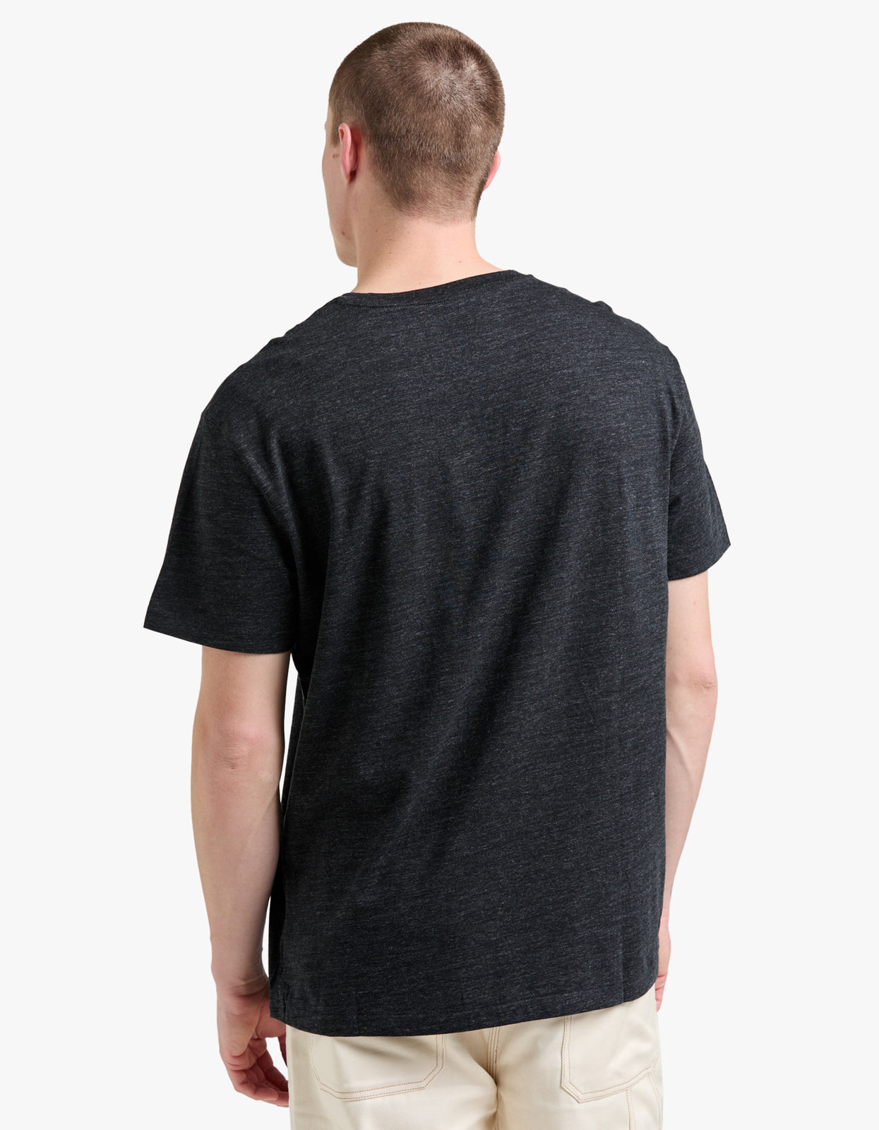 Short Sleeve T Shirt - Black Marl Heather/C9590