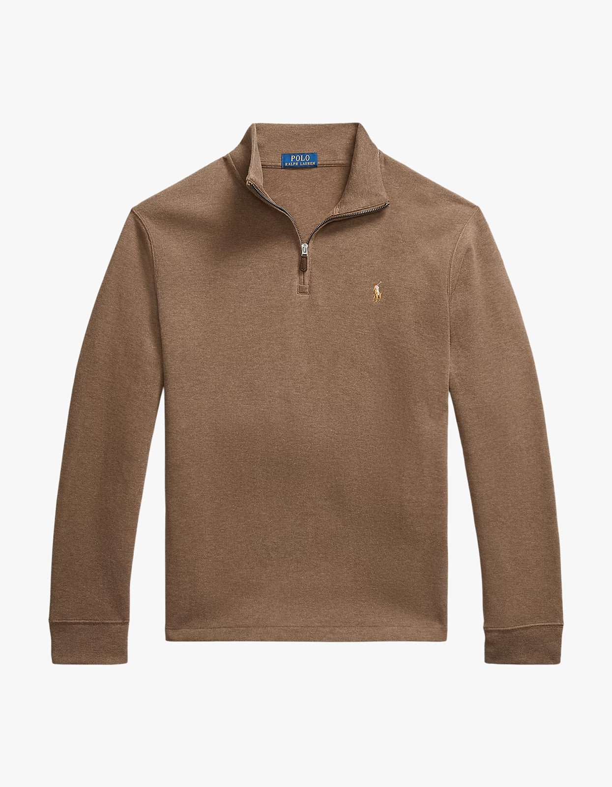 Estate Rib Quarter Zip Pullover - Chestnut