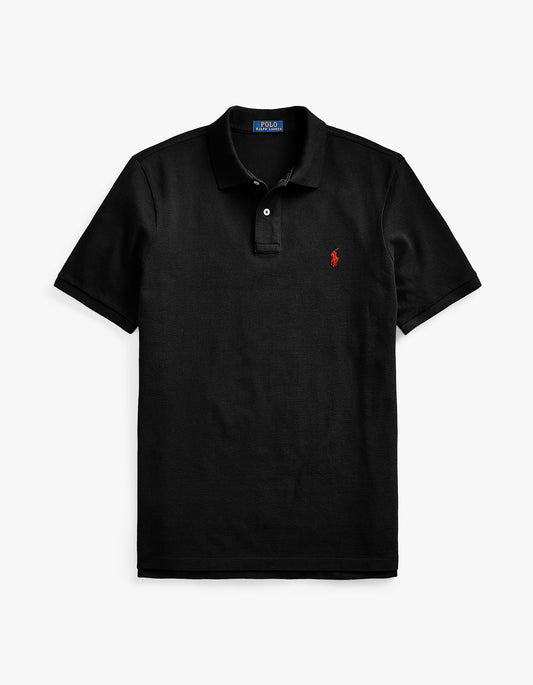 Classic Fit Mesh S/S Polo Shirt - Polo Black/C3870