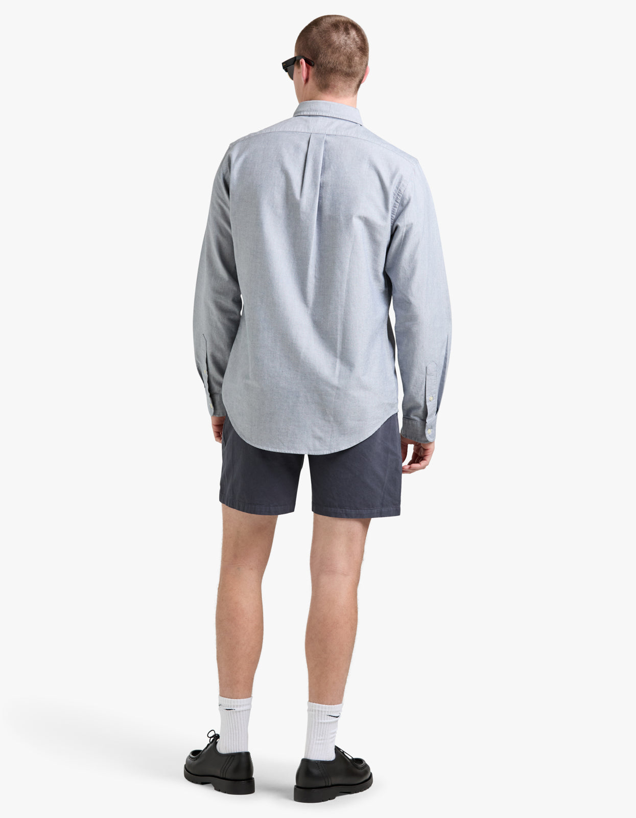 Custom Fit Long Sleeve Sport Shirt - Slate