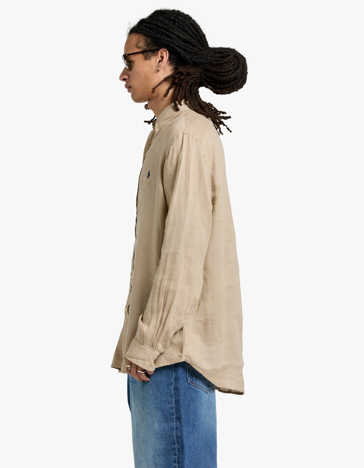 Long Sleeve Sport Shirt - Coastal Beige