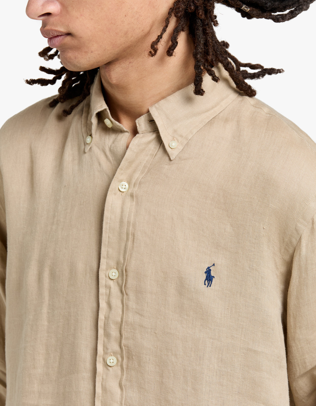 Long Sleeve Sport Shirt - Coastal Beige