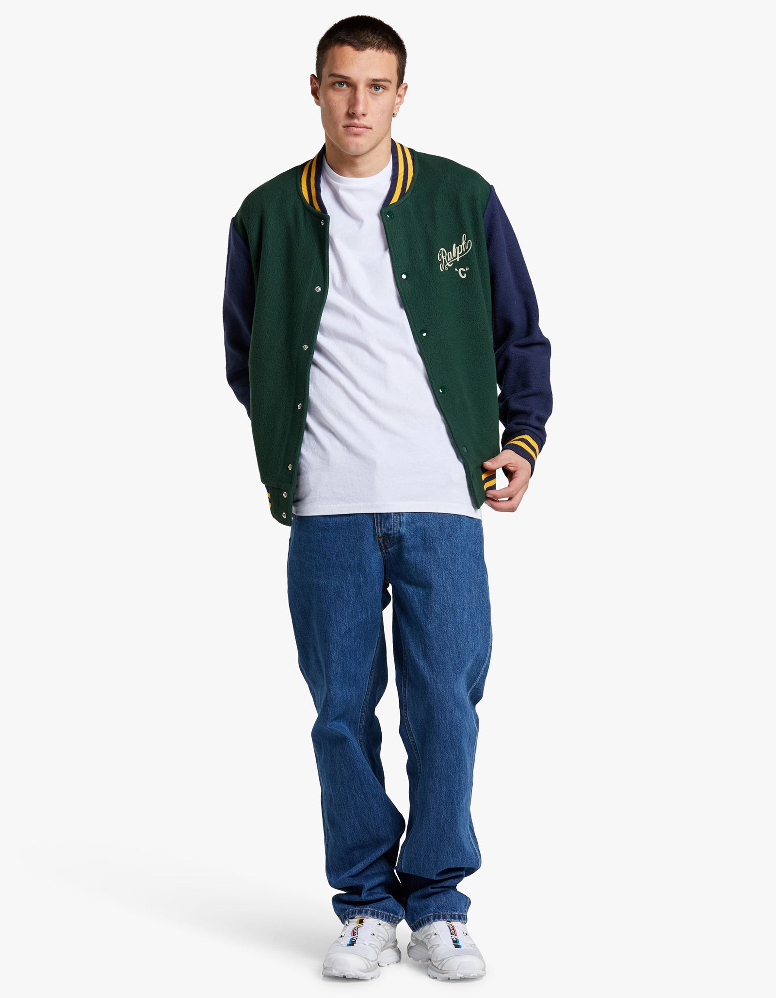 Polo hot sale baseball jacket