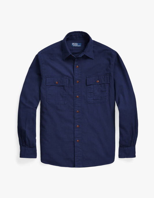 Sahara L/S Sport Shirt - Newport Navy