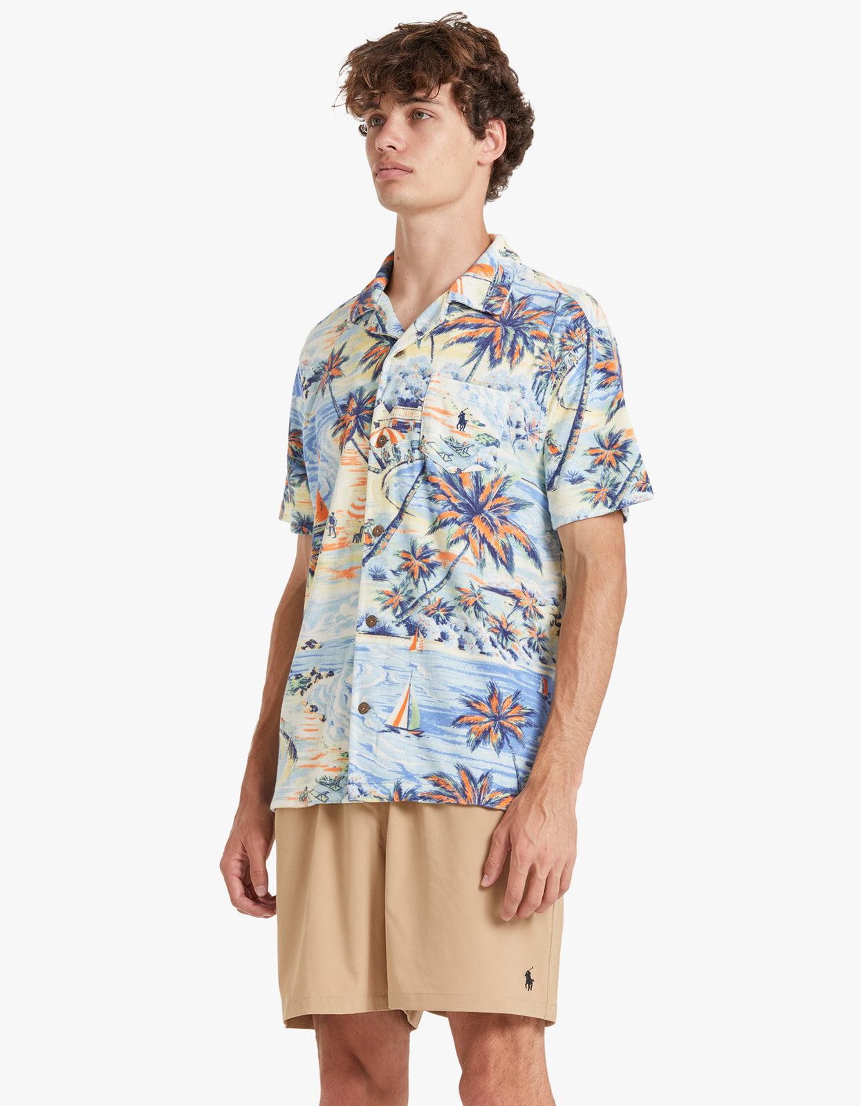 Superette  Cuban Collar S/S Terry Sport Shirt - Hawaiian Beach Bazaar