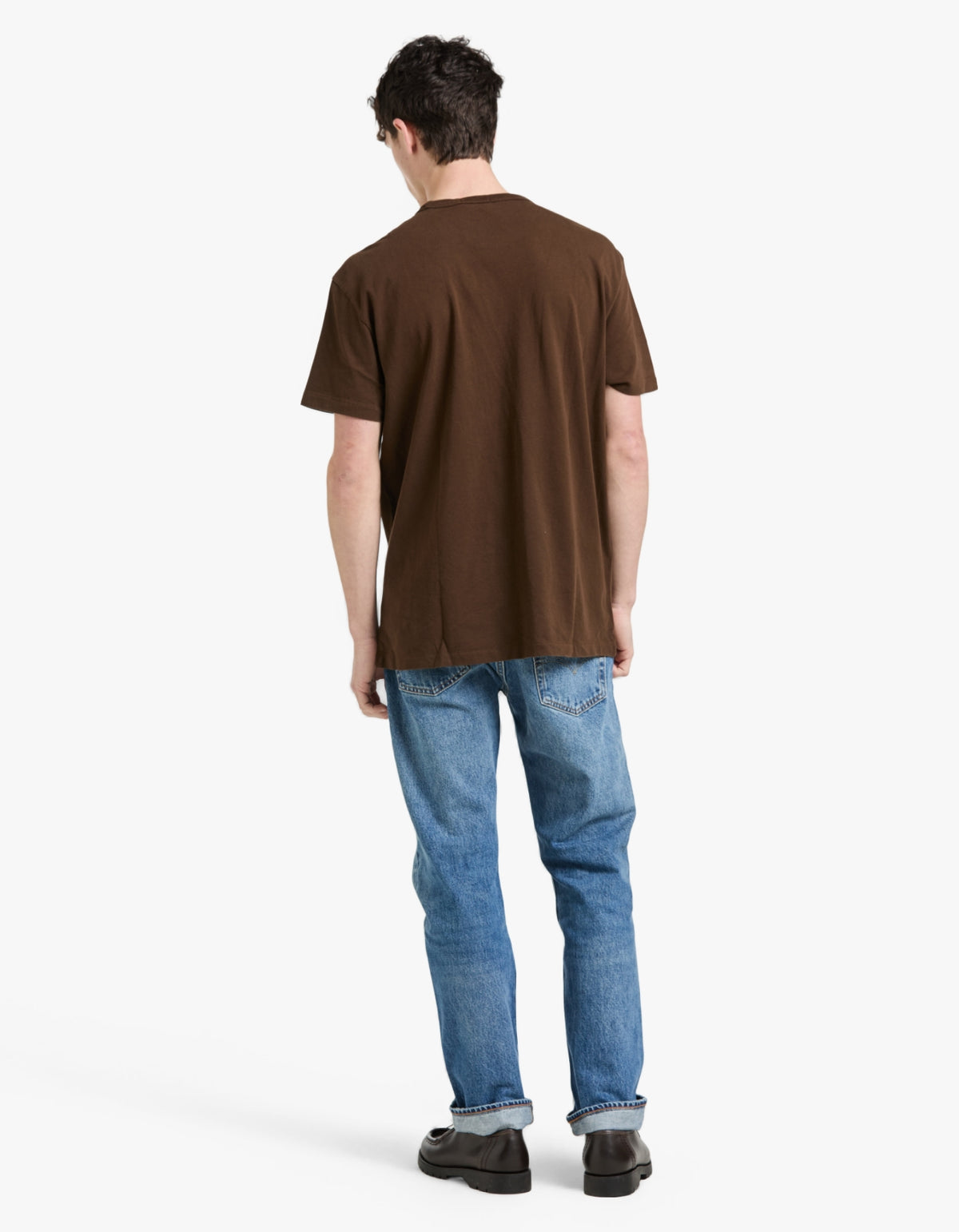 Classic Fit Jersey Crewneck T Shirt - Dark Beech