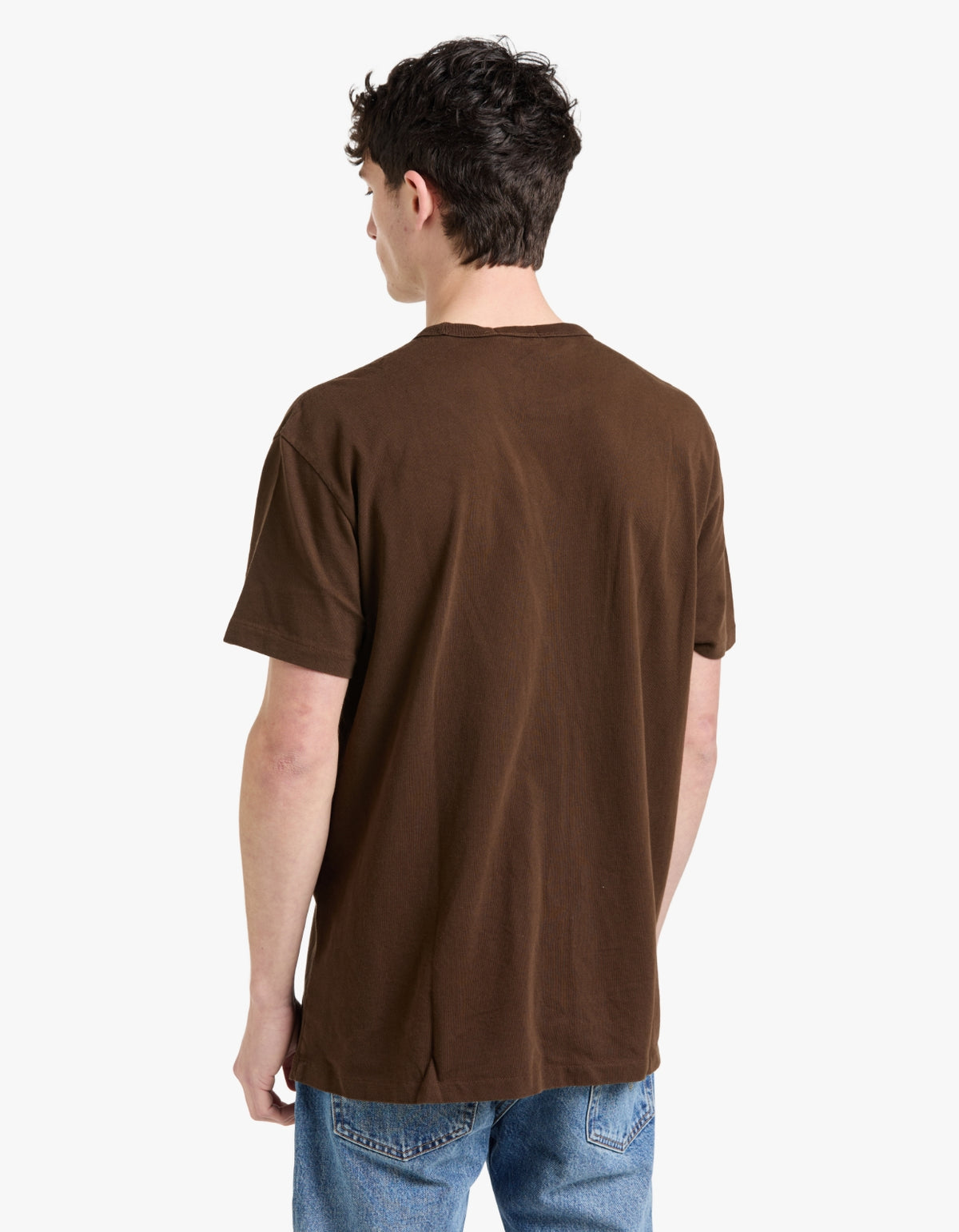 Classic Fit Jersey Crewneck T Shirt - Dark Beech