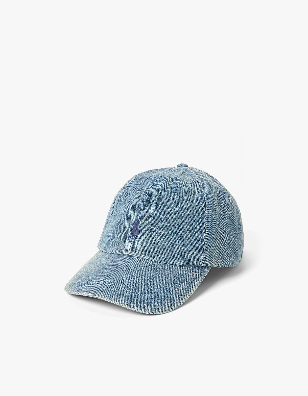 Indigo Denim Ball Cap - Light Wash Denim
