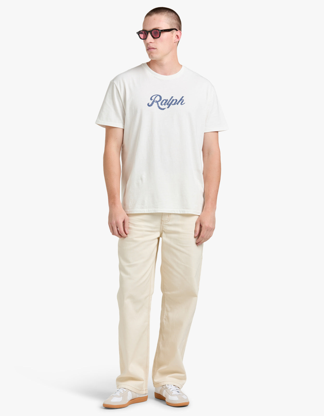 Classic Fit Uneven Jersey T Shirt - Nevis