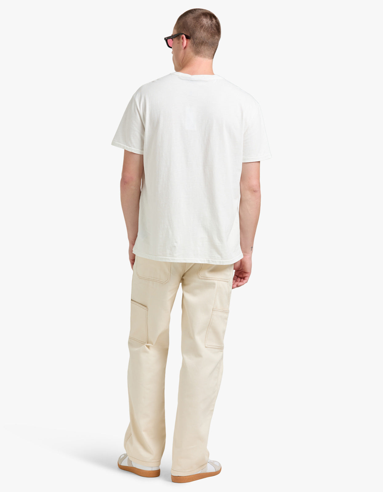 Classic Fit Uneven Jersey T Shirt - Nevis