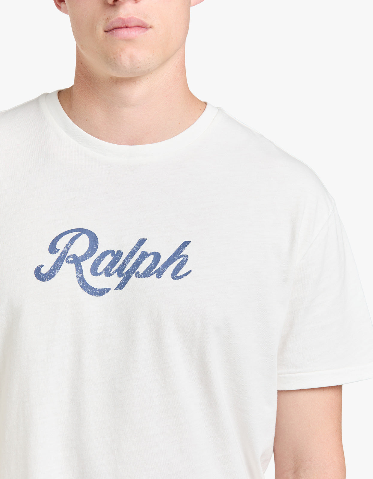 Classic Fit Uneven Jersey T Shirt - Nevis