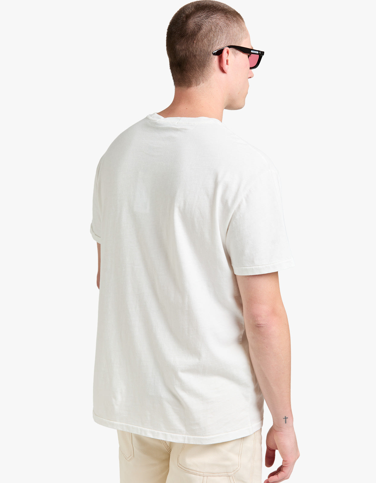 Classic Fit Uneven Jersey T Shirt - Nevis