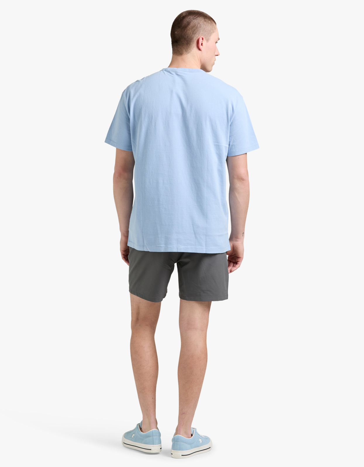 Classic Fit Big Pony Jersey T Shirt - Chambray Blue