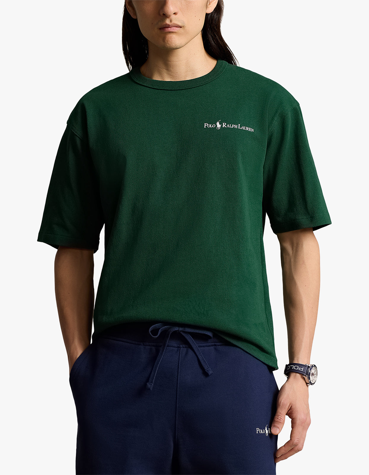 Polo Script Short Sleeve T Shirt - Moss Agate – Superette