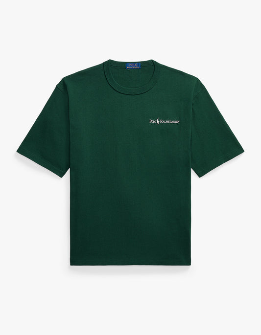 Polo Script Short Sleeve T Shirt - Moss Agate