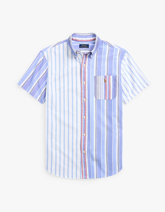 Custom Fit Short Sleeve Sport Shirt - 6430 Stripe Funshirt