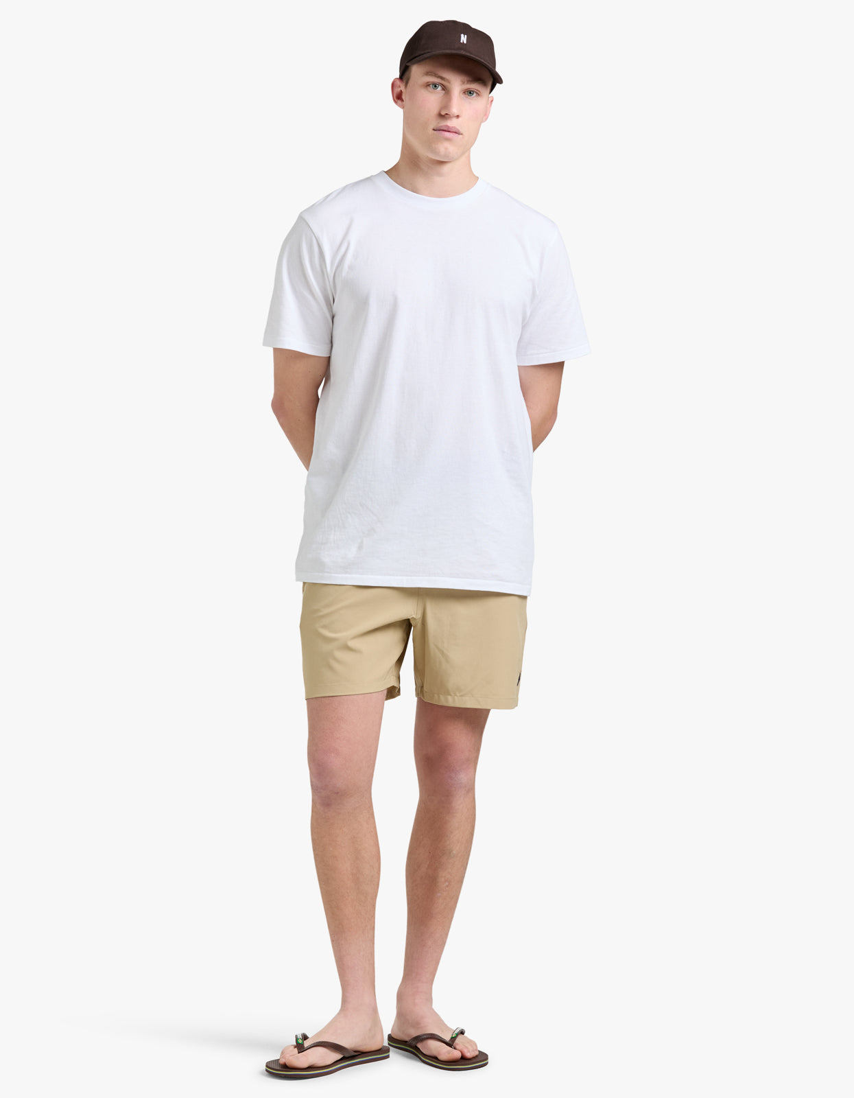 5.75 Inch Traveler Classic Swim Trunk - Coastal Beige