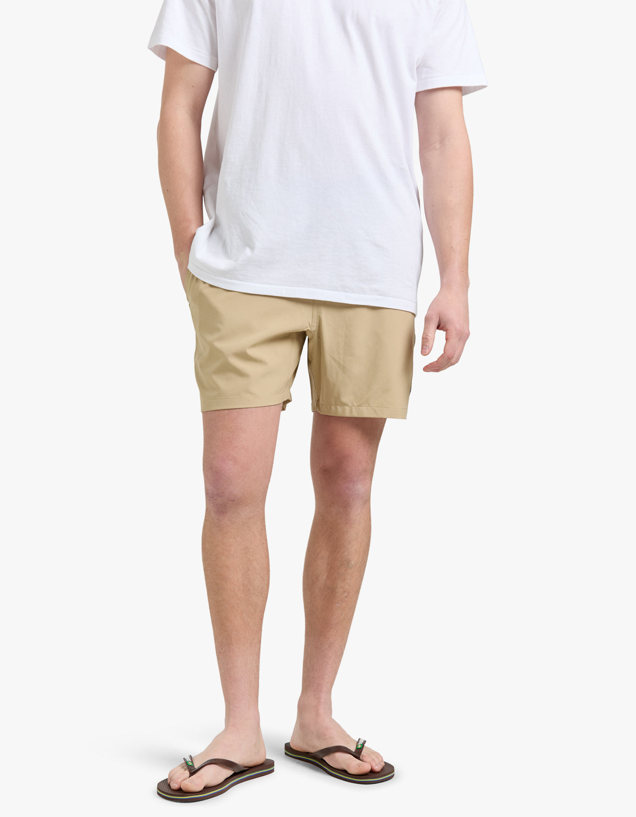 5.75 Inch Traveler Classic Swim Trunk - Coastal Beige