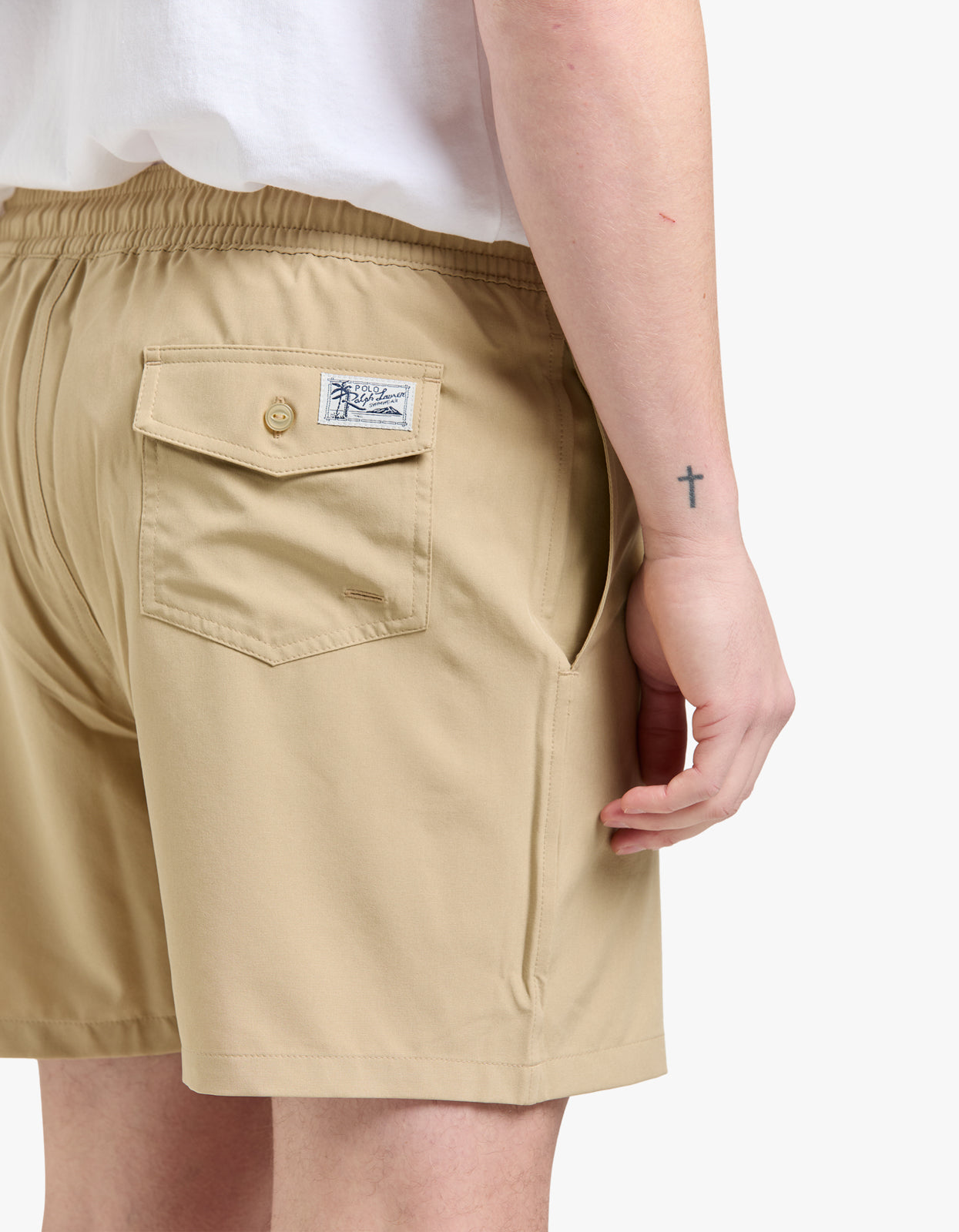 5.75 Inch Traveler Classic Swim Trunk - Coastal Beige