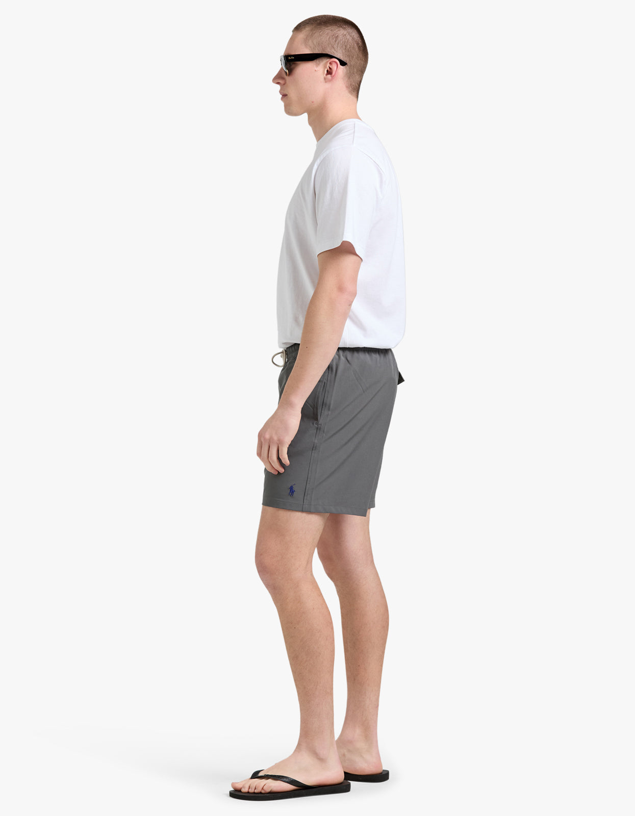 5.75 Inch Traveler Classic Swim Trunk - Grey Cast