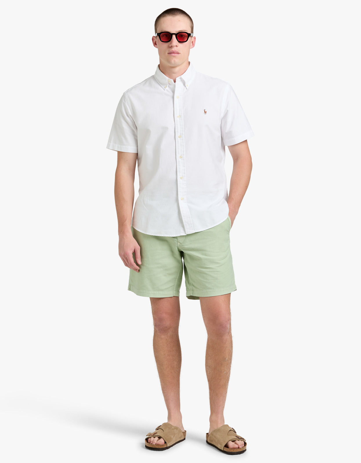8 Inch Polo Prepster Mineral Dyed Short - Greenstone