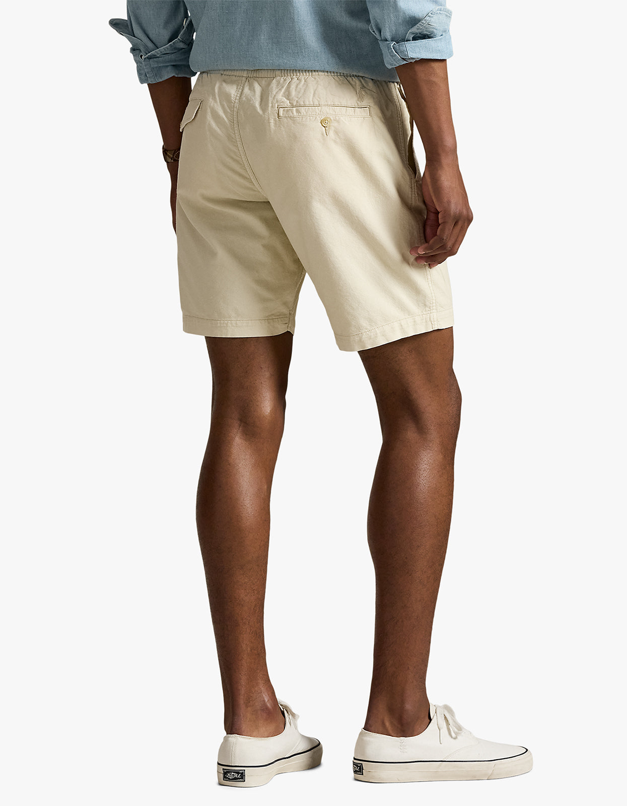 8 Inch Polo Prepster Mineral Dyed Short - Natural