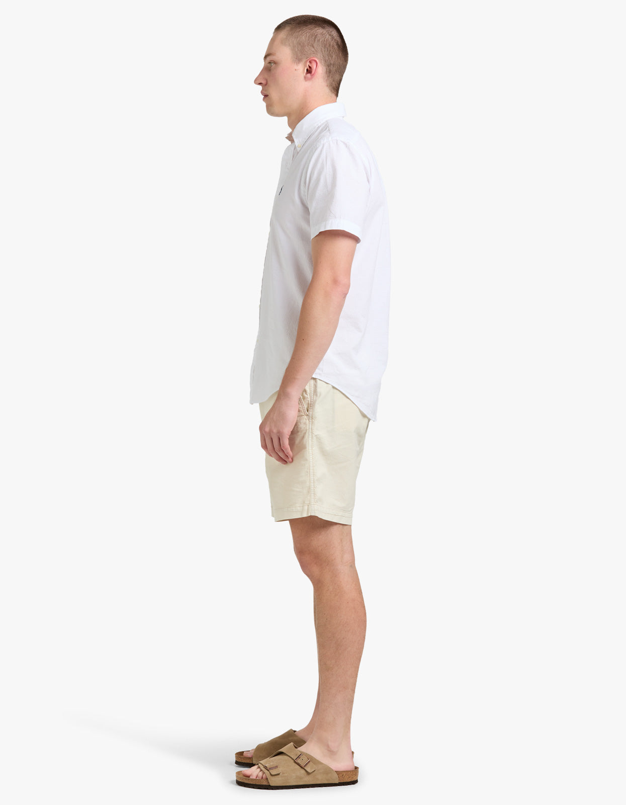 8 Inch Polo Prepster Mineral Dyed Short - Natural