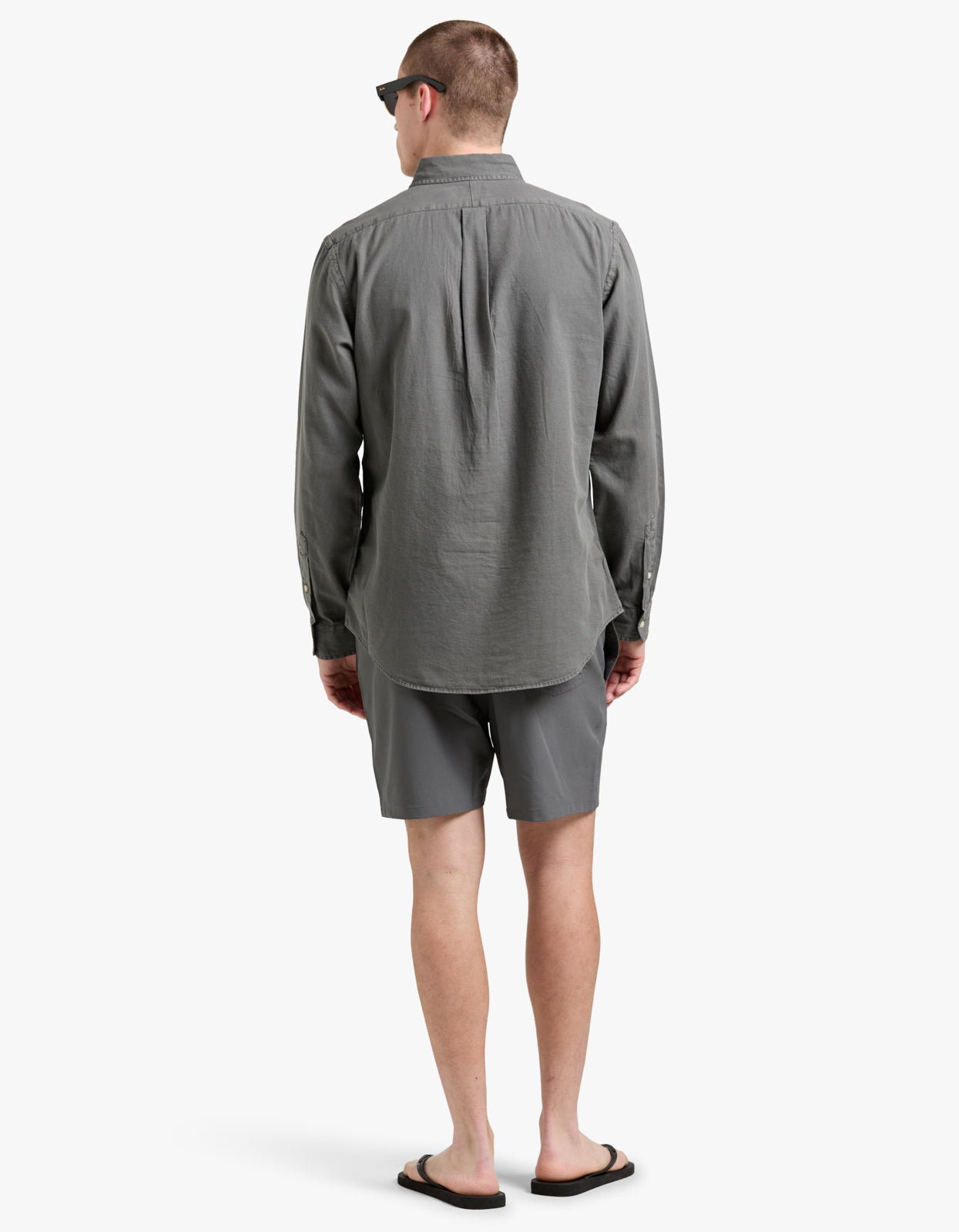 Long Sleeve Sport Shirt - Dark Metal