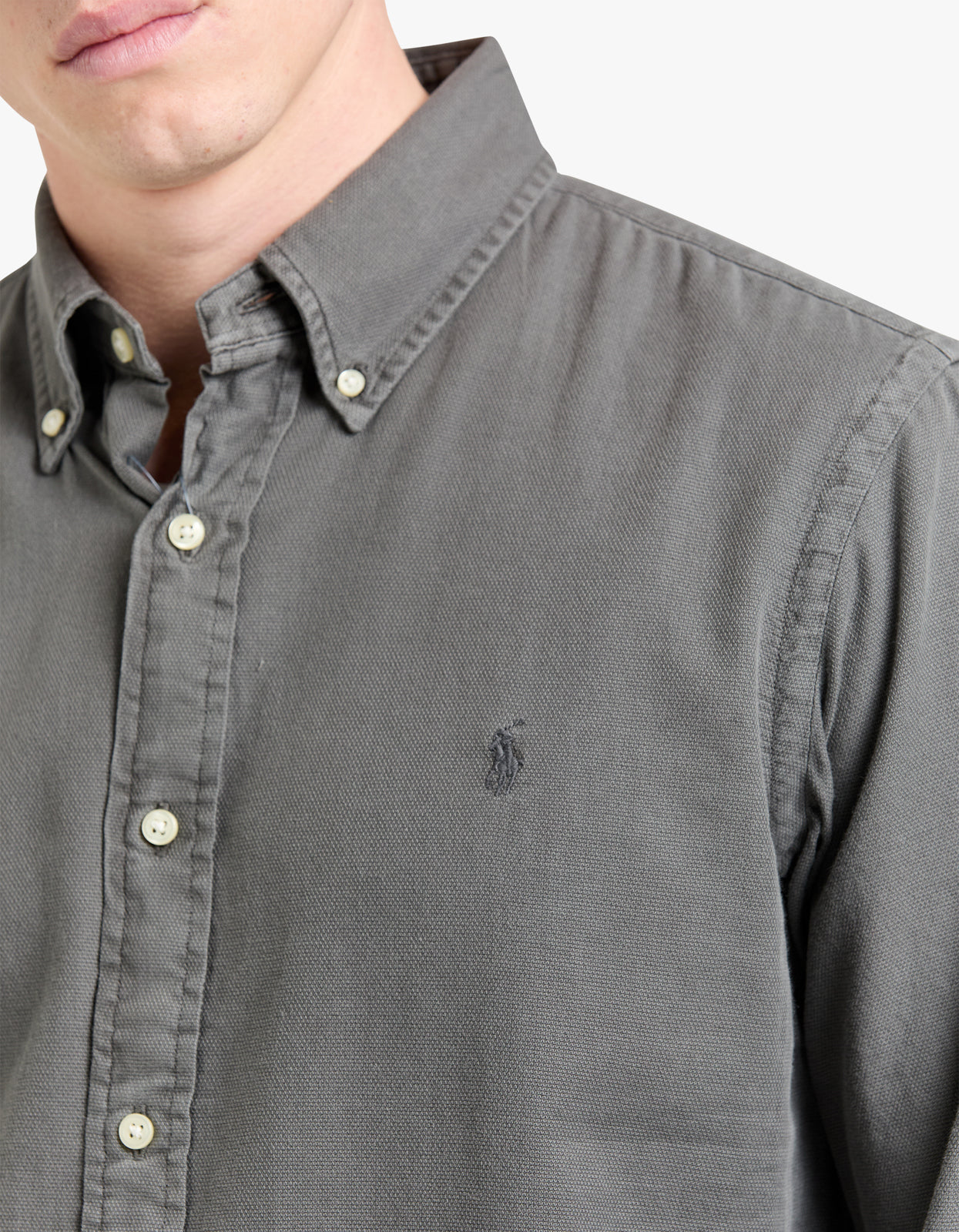 Long Sleeve Sport Shirt - Dark Metal
