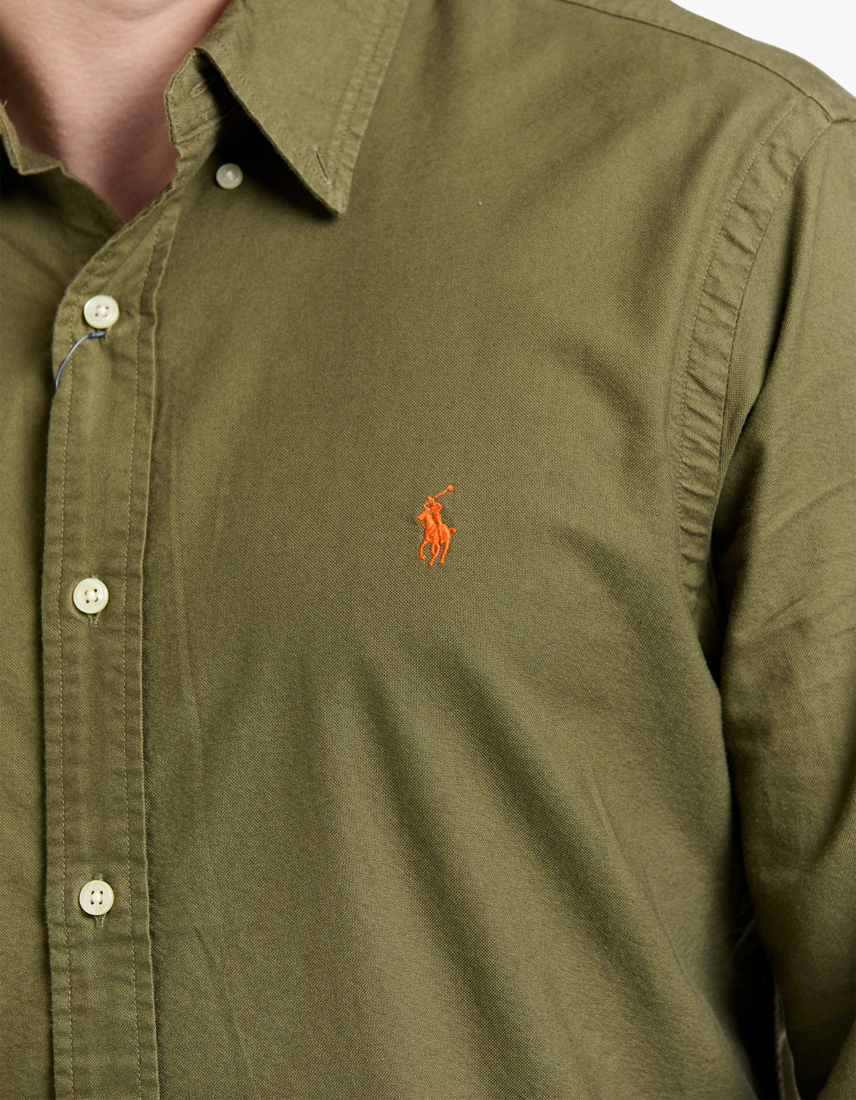 Long Sleeve Sport Shirt - New Olive