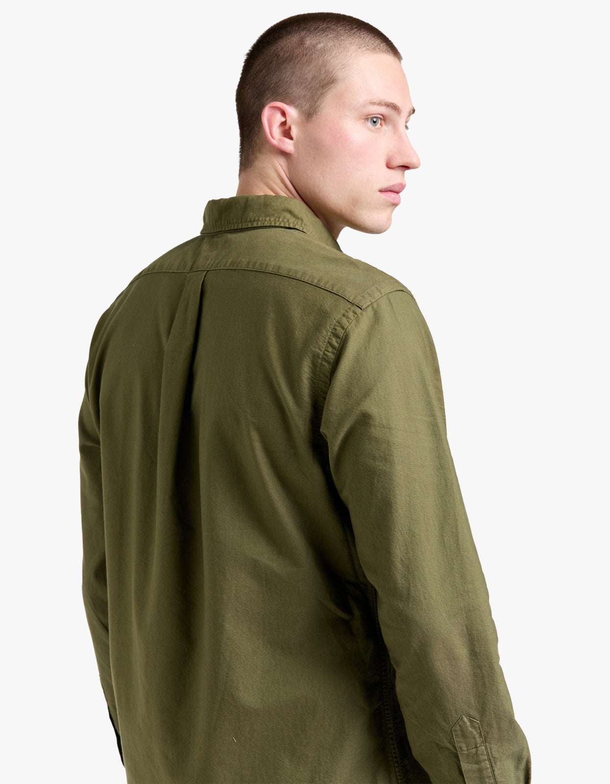 Long Sleeve Sport Shirt - New Olive