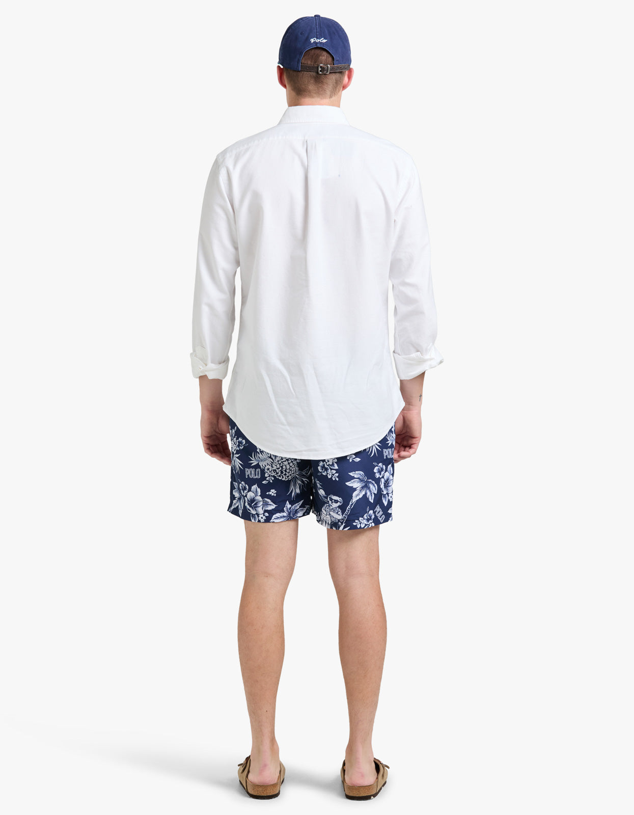 5.75 Inch Traveler Polo Bear Swim Trunk - Two Tone Bear