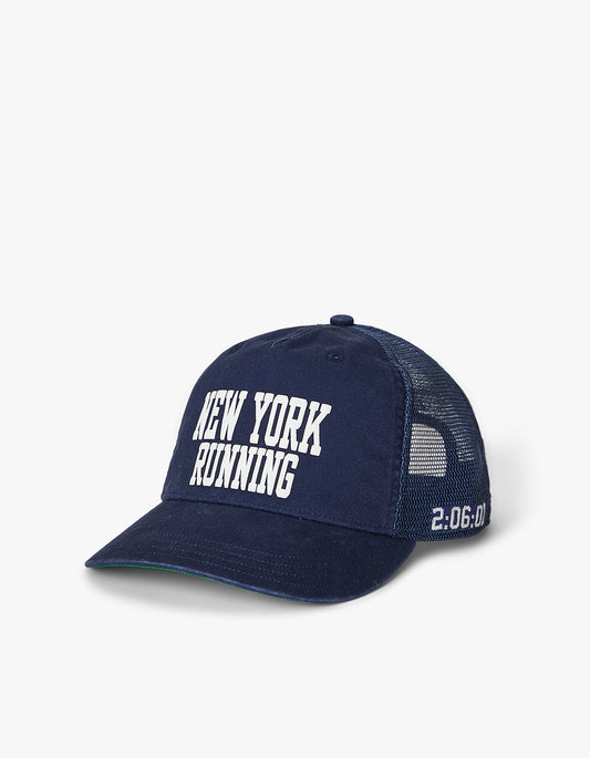 Cotton Twill Trucker Cap - Newport Navy