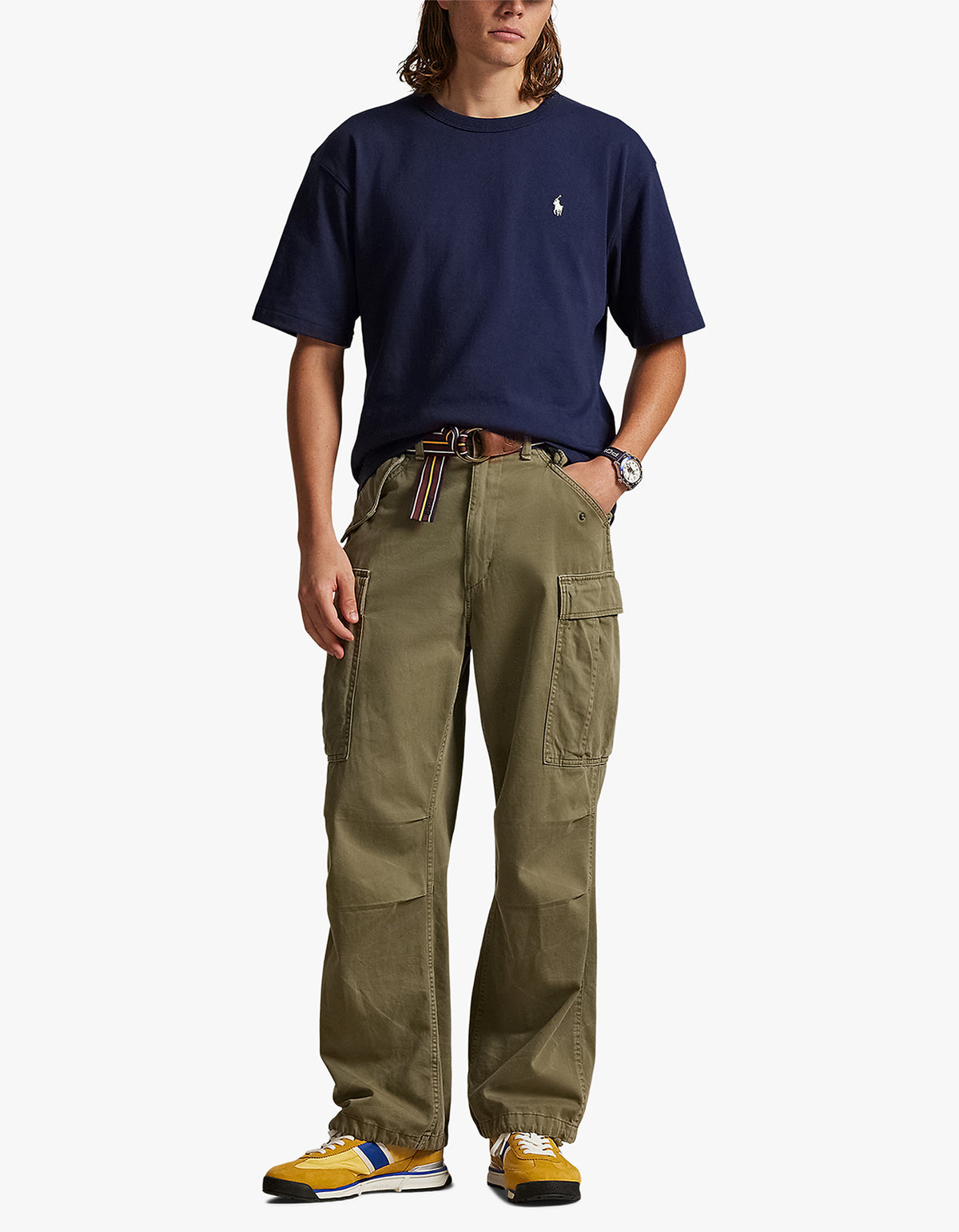 Relaxed Fit Logo Jersey T-Shirt - Cruise Navy