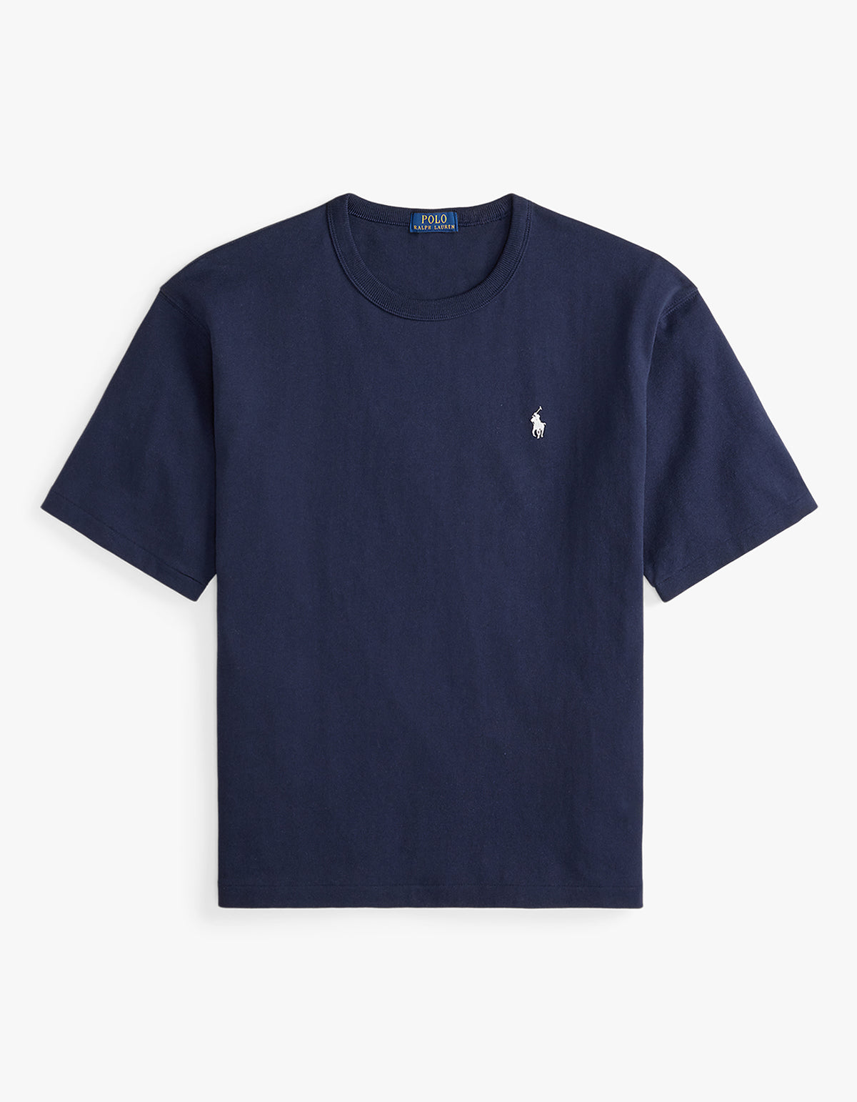 Relaxed Fit Logo Jersey T-Shirt - Cruise Navy
