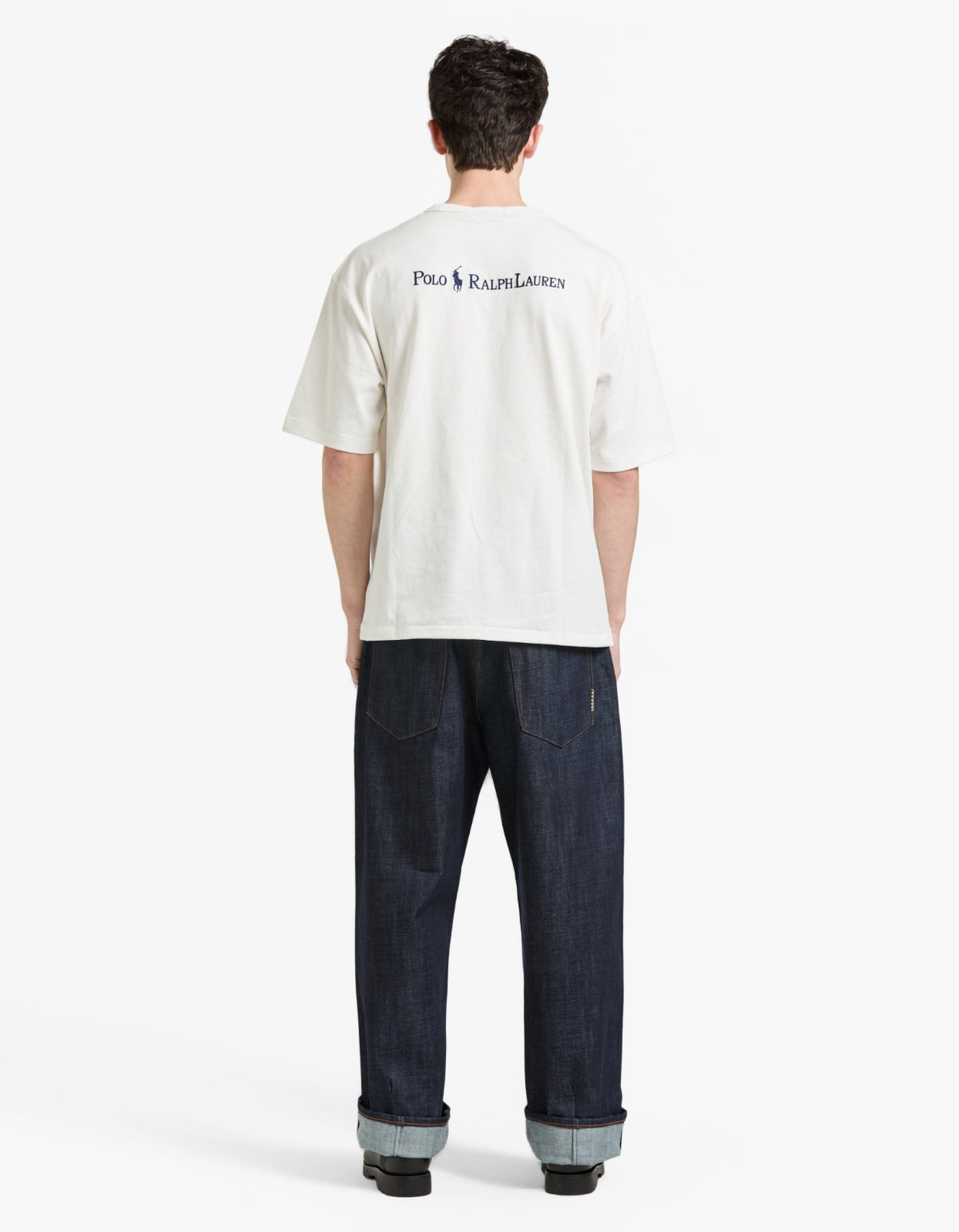 Relaxed Fit Logo Jersey T Shirt - Deckwash White