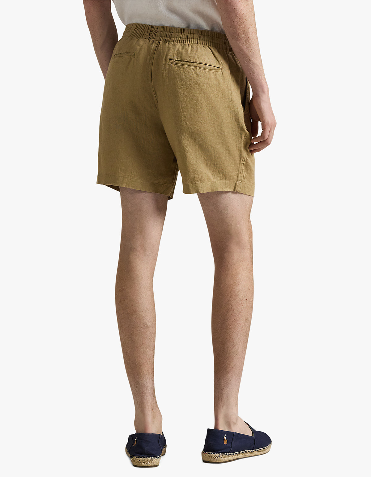 6 Inch Polo Prepster Linen Short - Cafe Tan