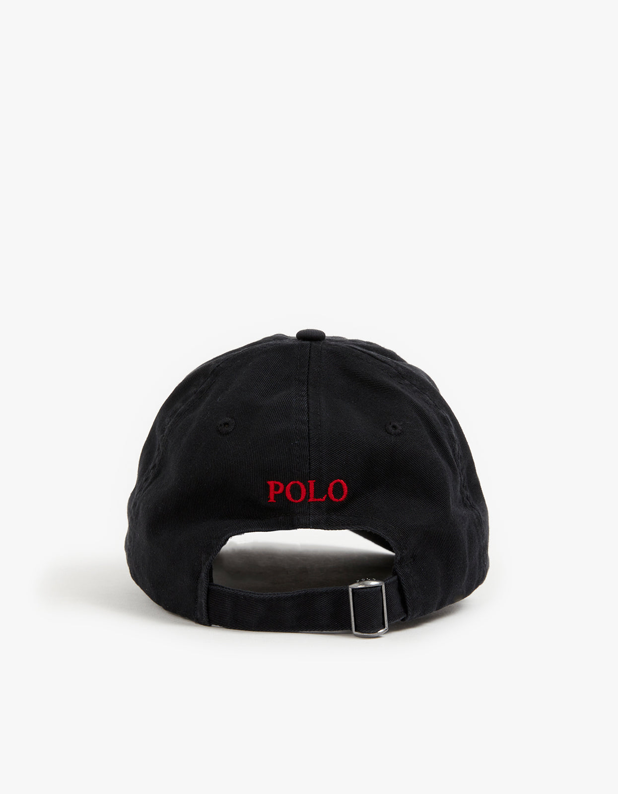 Cotton Chino Ball Cap RL Black/Rl2000 Red – Superette