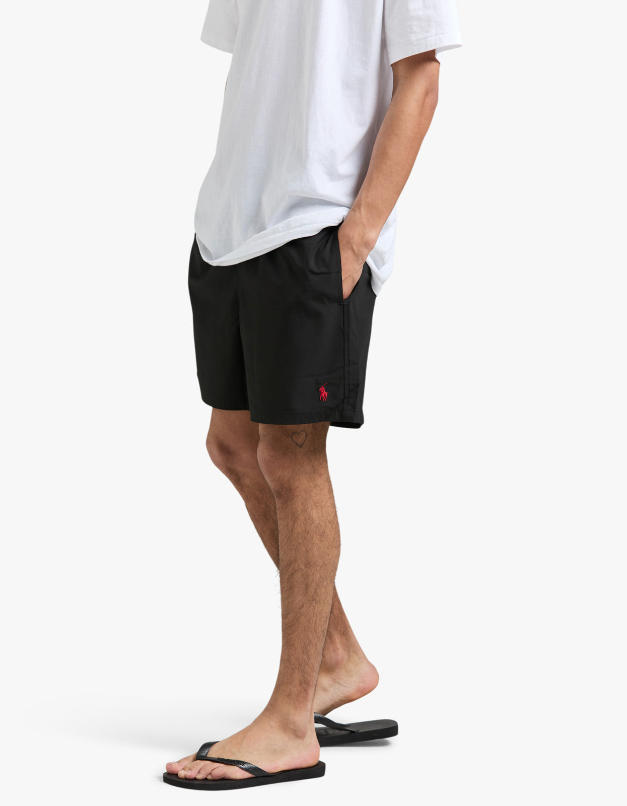 5.5 inch Traveler Swim Trunk - Polo Black