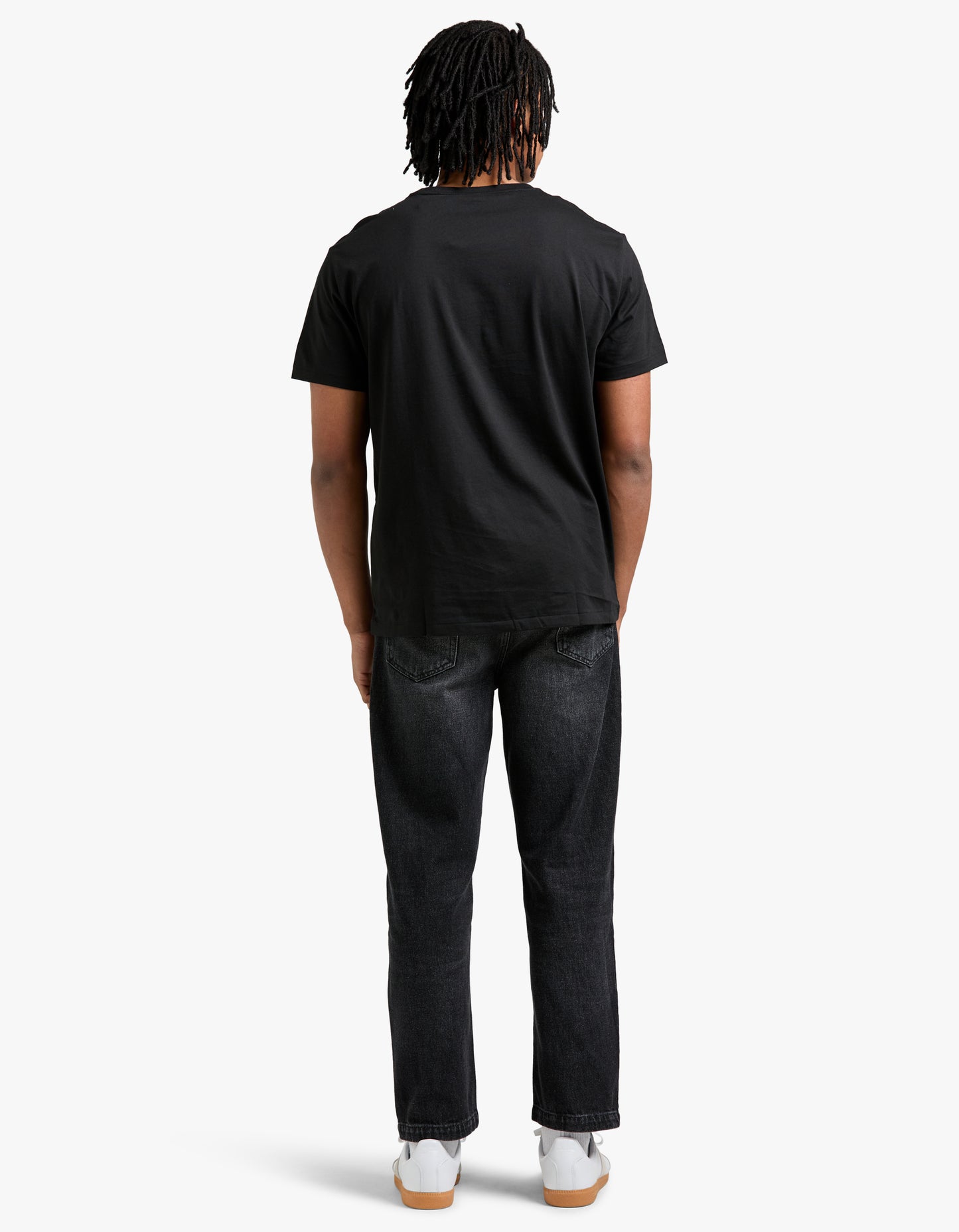 Custom Slim Fit Crew Neck T Shirt - RL Black