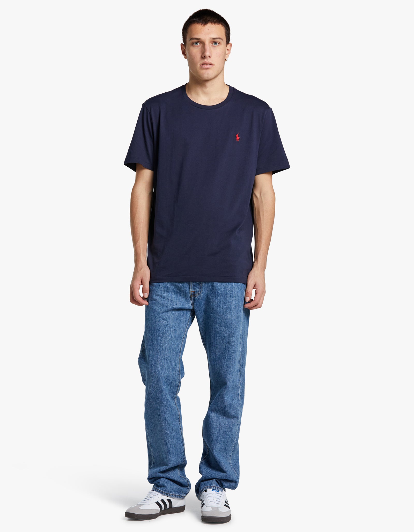 Polo slim best sale fit crew neck