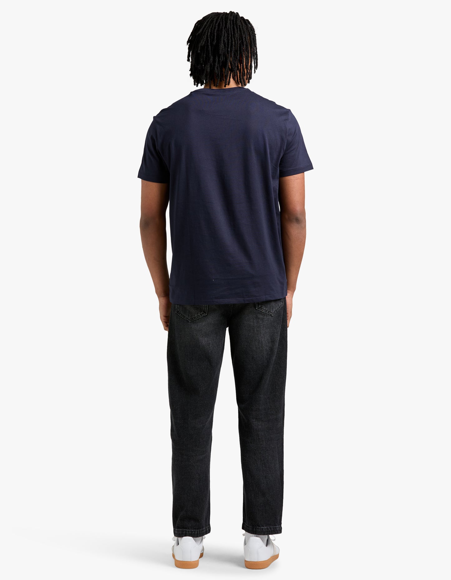 Custom Slim Fit Crew Neck T Shirt - Ink