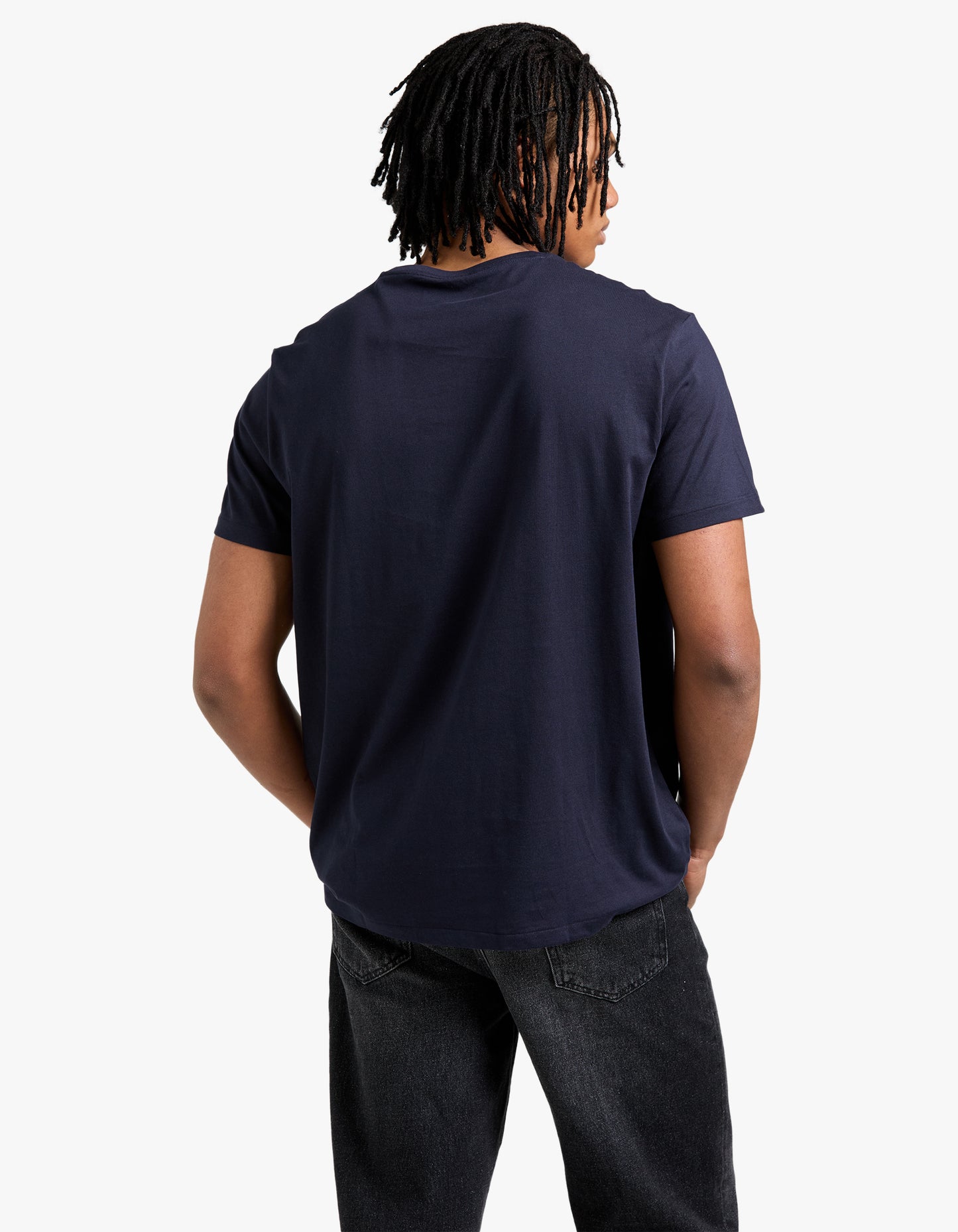 Custom Slim Fit Crew Neck T Shirt - Ink