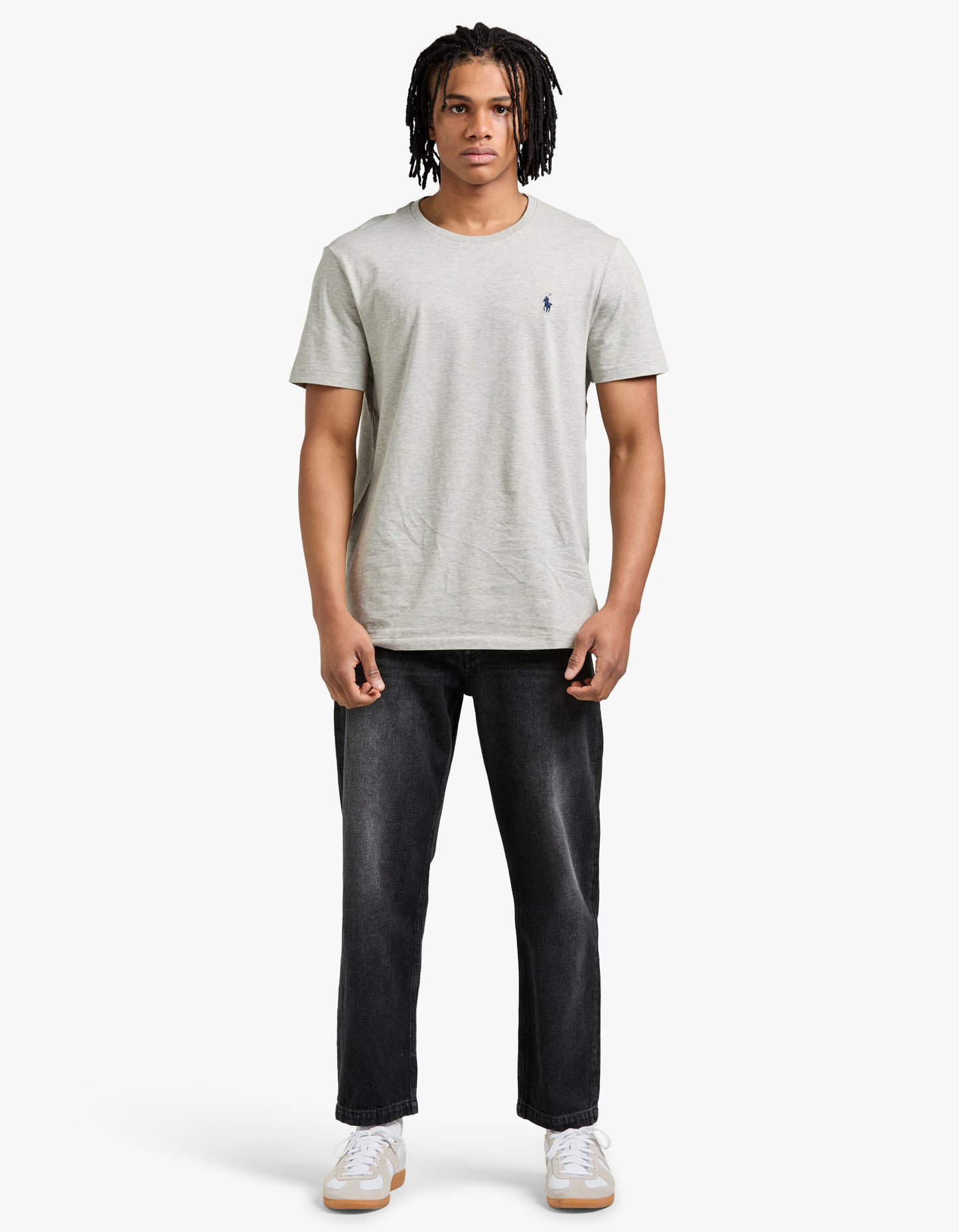 Custom Slim Fit Crew Neck T Shirt - New Grey Heather