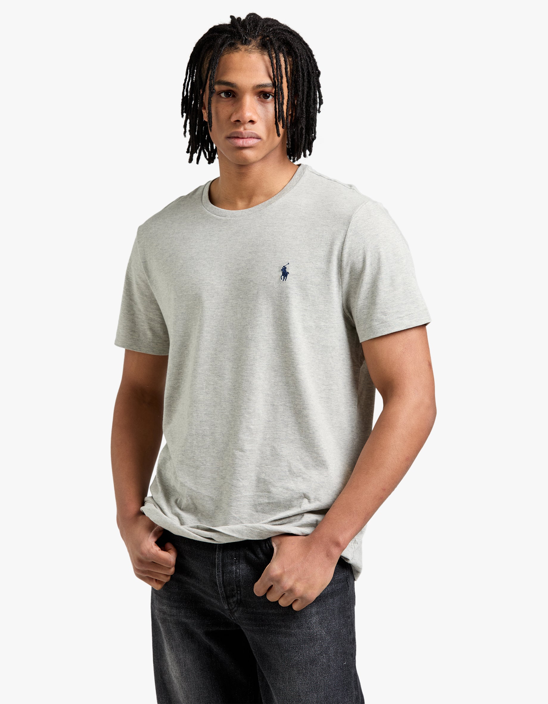 Polo by Ralph Lauren グレー Tシャツ S Custom Slim Fit Crew Neck T Shirt - New Grey Heather – Superette