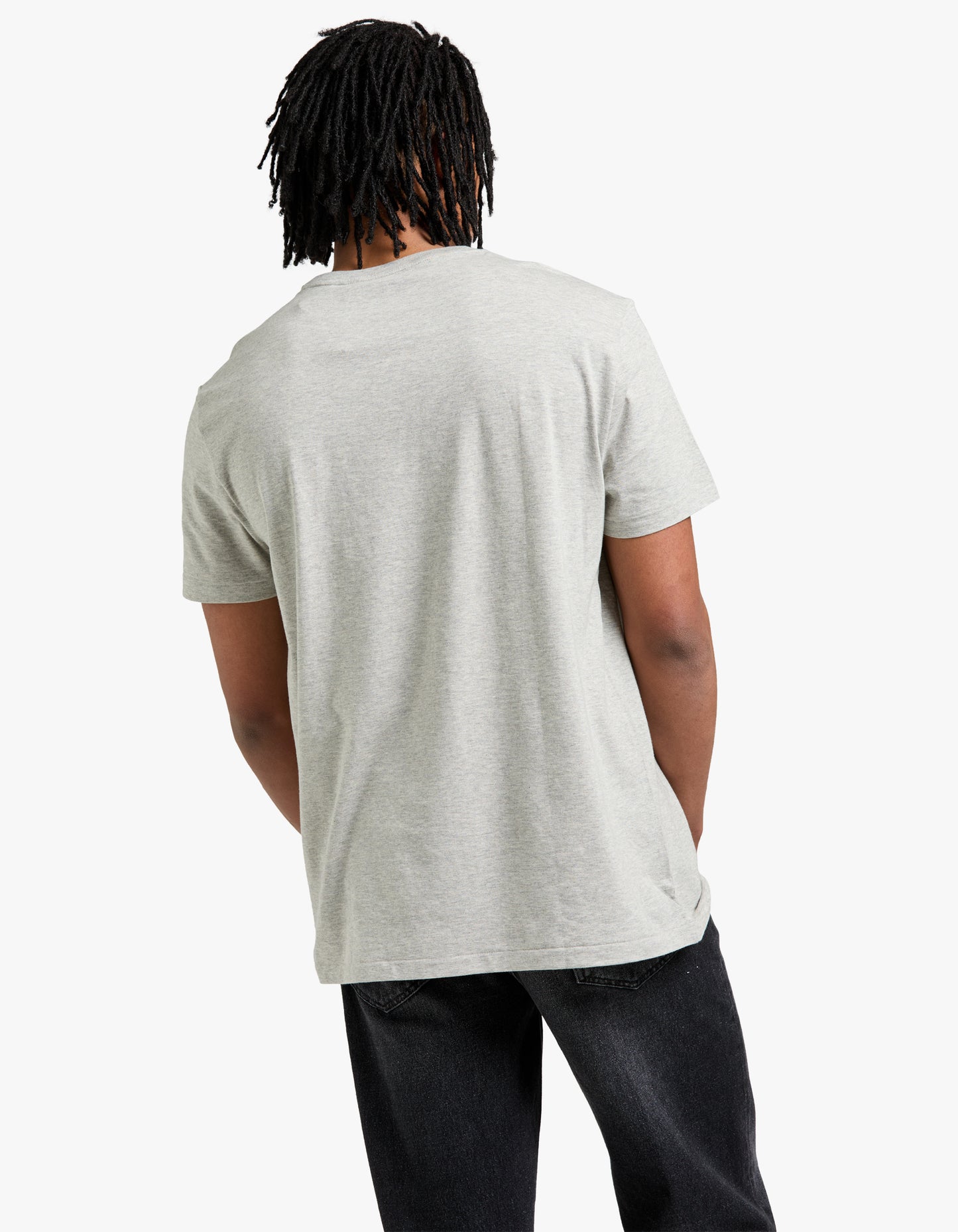 Custom Slim Fit Crew Neck T Shirt - New Grey Heather