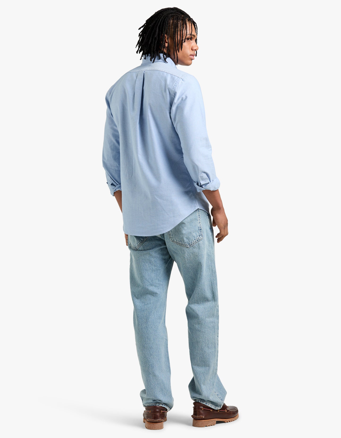 Custom Fit Oxford Shirt - Blue