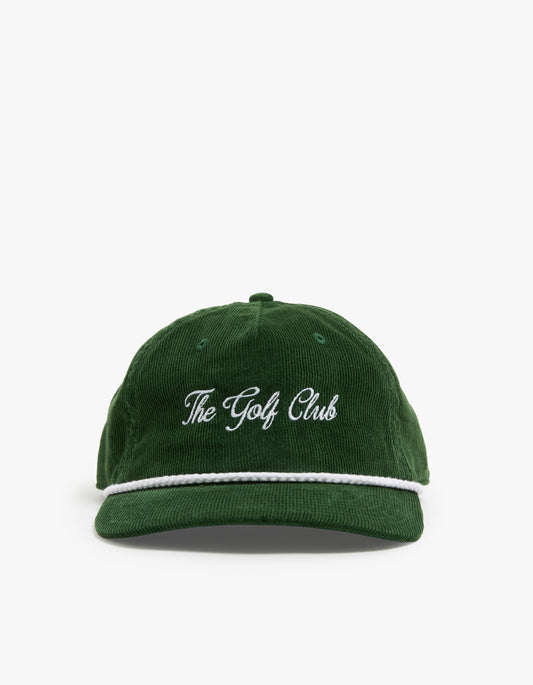 The Superette Golf Club 2025 Cord Cap - Green/White